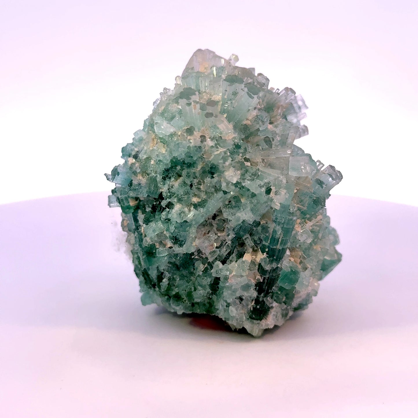 Natural Blue-Green Tourmaline on Quartz - Skardu, Pakistan Specimen