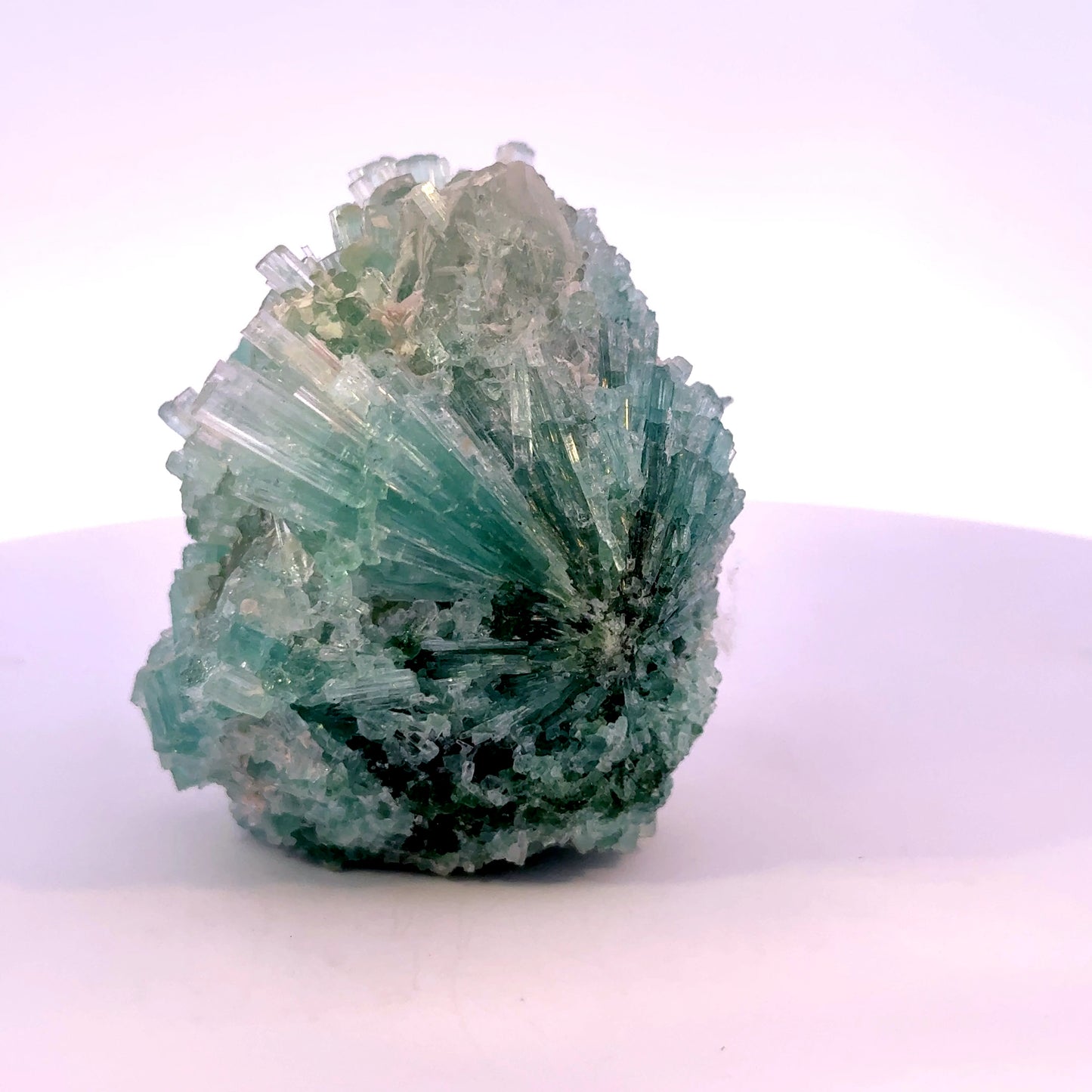 Natural Blue-Green Tourmaline on Quartz - Skardu, Pakistan Specimen