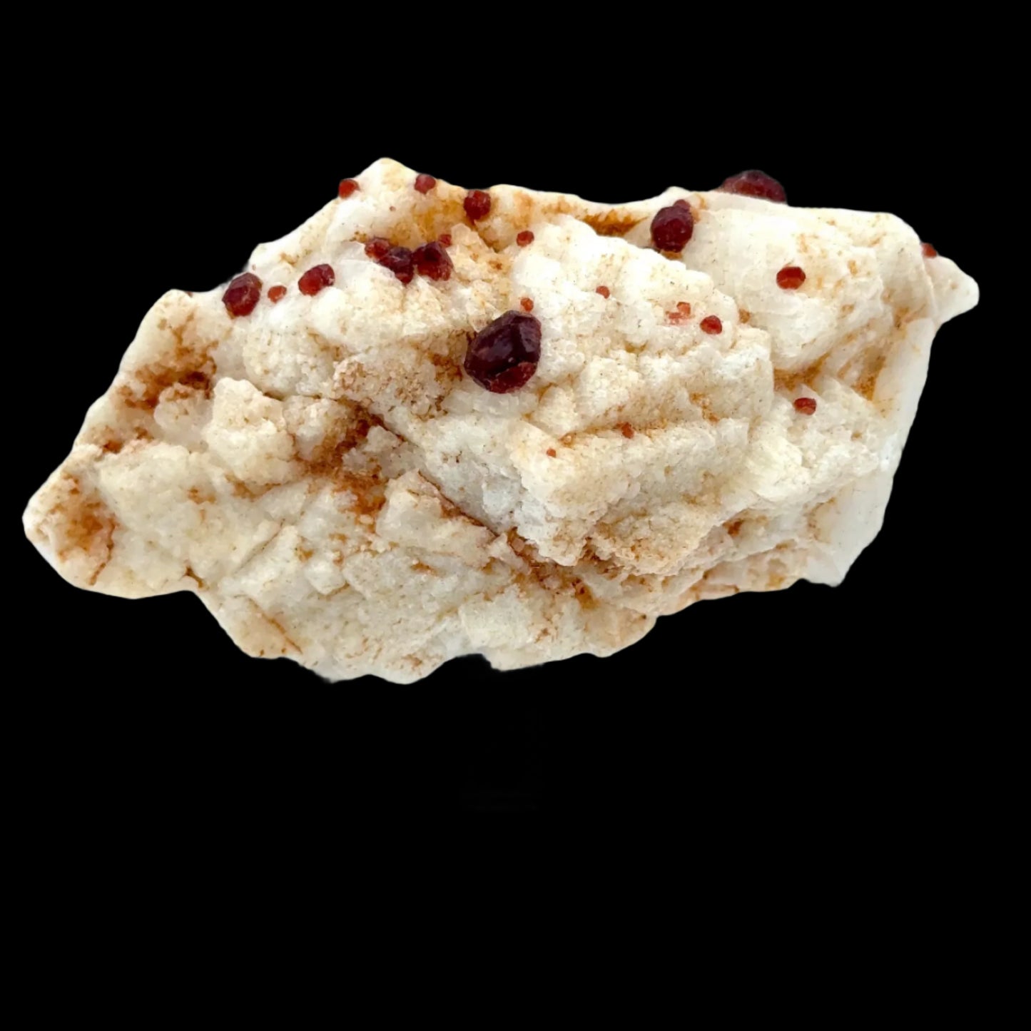 Pakistan Garnet & Black Tourmaline on Matrix - Gilgit Mountain Specimen