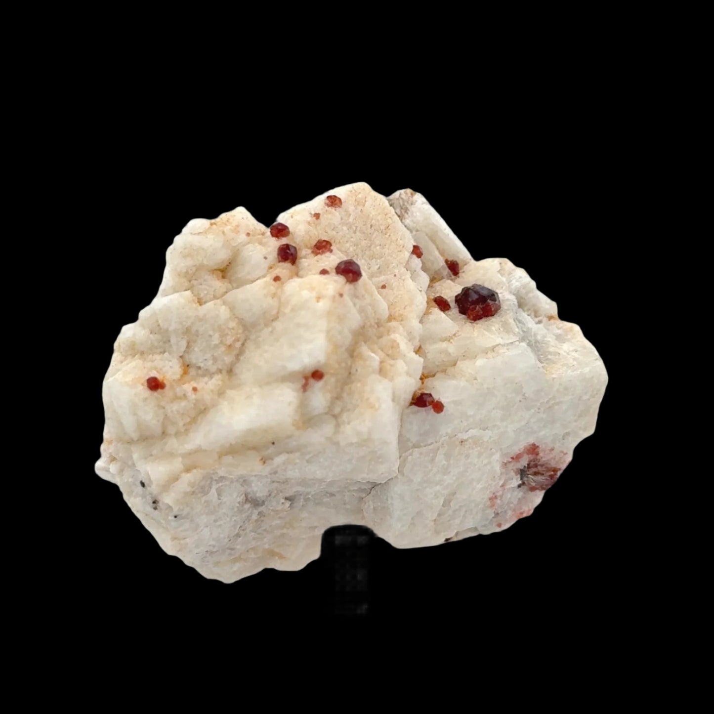 Pakistan Garnet & Black Tourmaline on Matrix - Gilgit Mountain Specimen