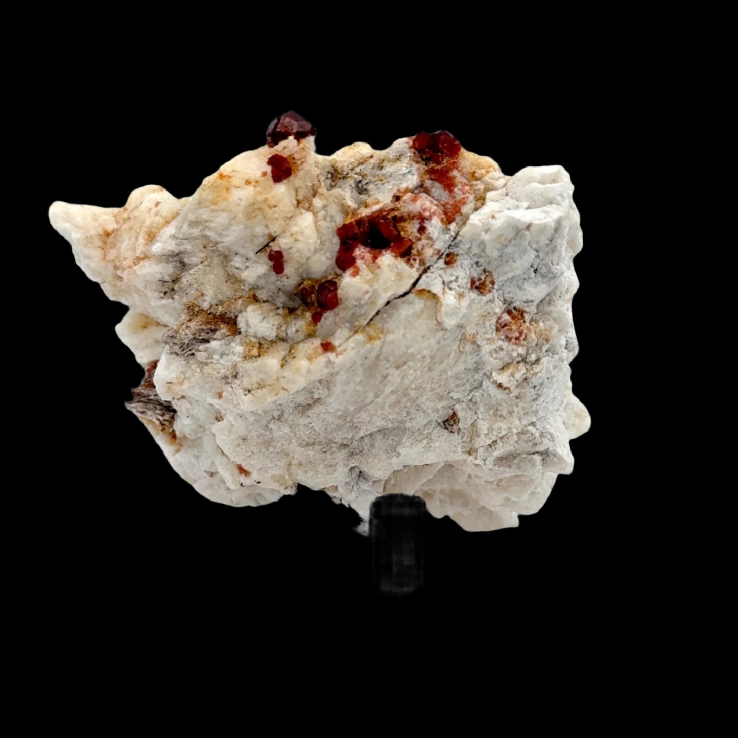 Pakistan Garnet & Black Tourmaline on Matrix - Gilgit Mountain Specimen