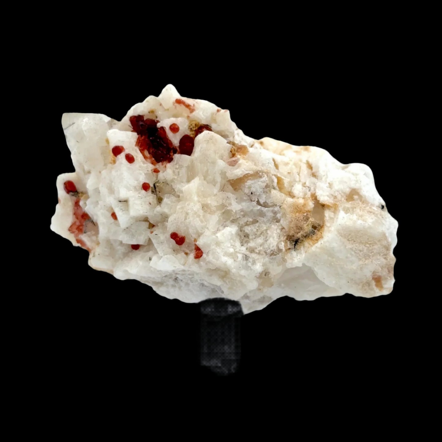Pakistan Garnet & Black Tourmaline on Matrix - Gilgit Mountain Specimen