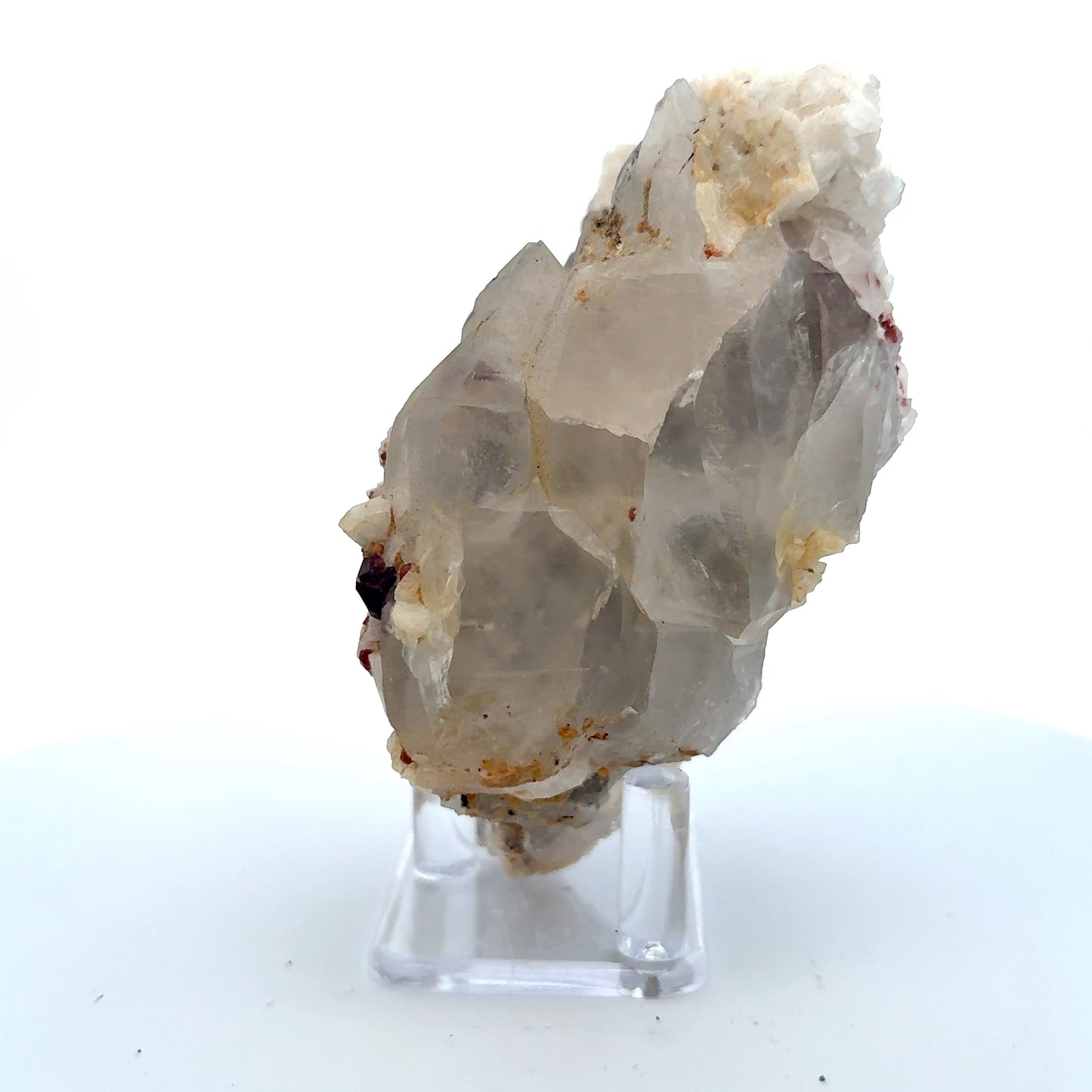 Pakistan Garnet & Black Tourmaline on Matrix - Gilgit Mountain Specimen