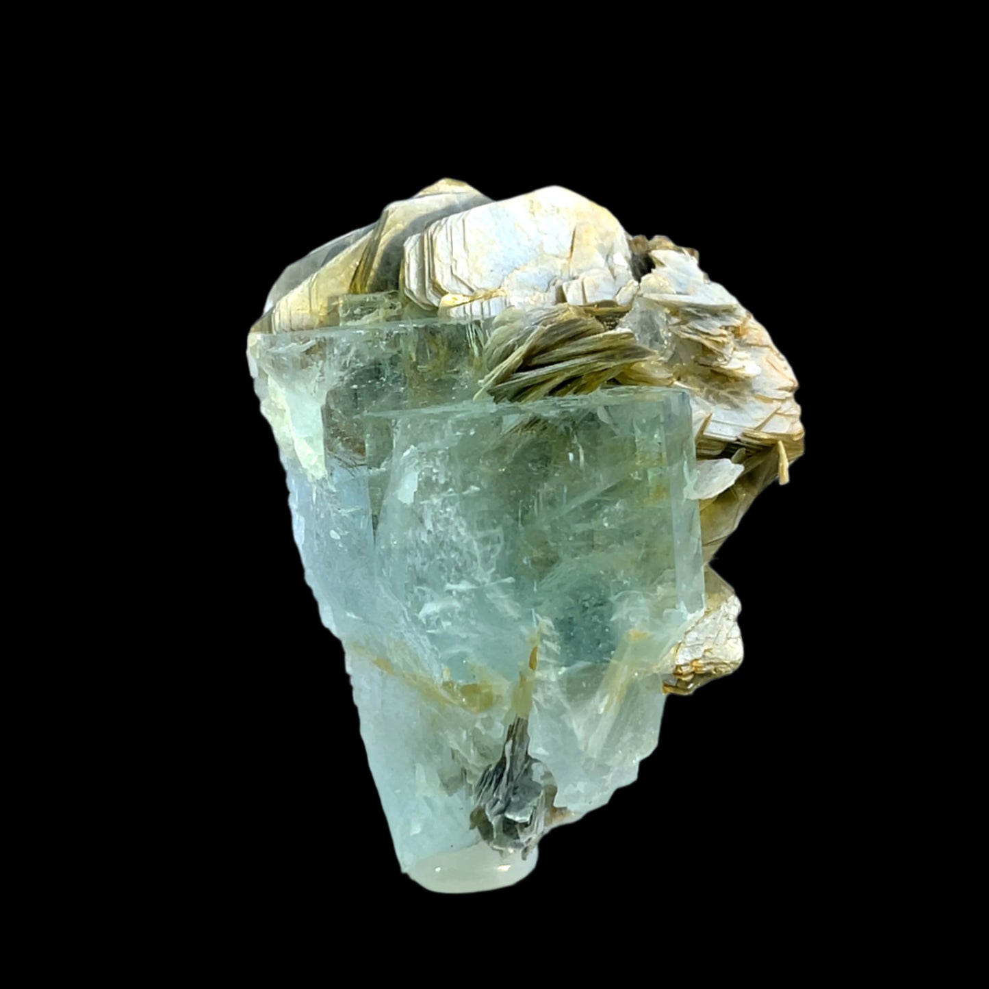 Pakistan Aquamarine Matrix Specimen - Shigar & Nagar Valley -Premium Natural Crystal - 5280 Crystals