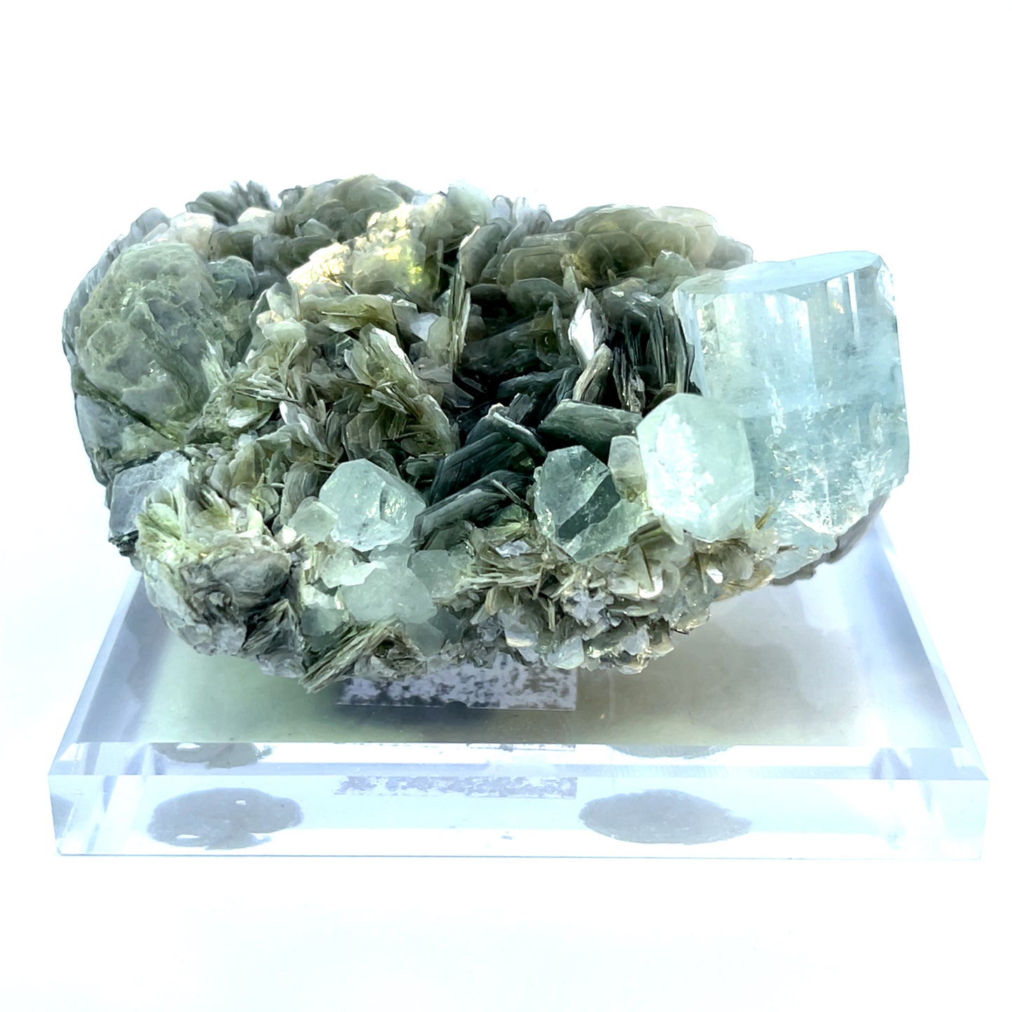 Pakistan Aquamarine Matrix Specimen - Shigar & Nagar Valley -Premium Natural Crystal - 5280 Crystals