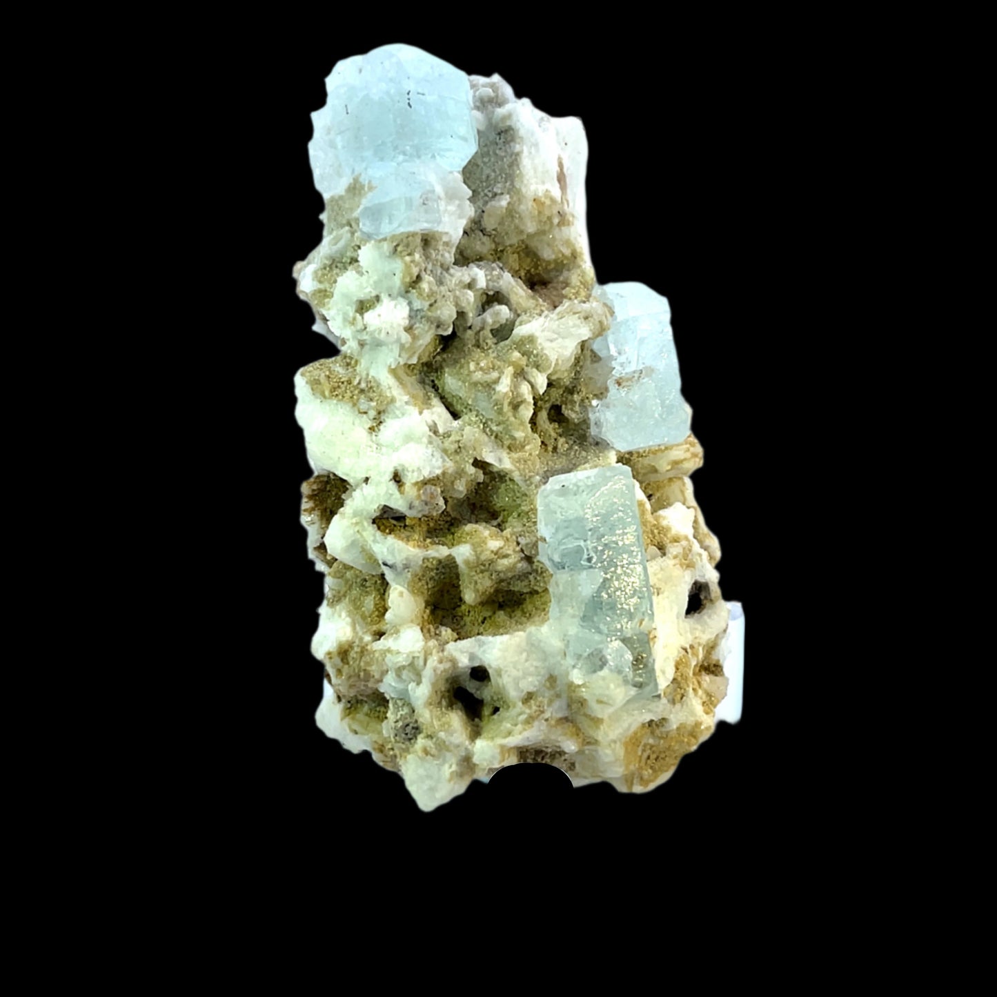 Pakistan Aquamarine Matrix Specimen - Shigar & Nagar Valley -Premium Natural Crystal - 5280 Crystals