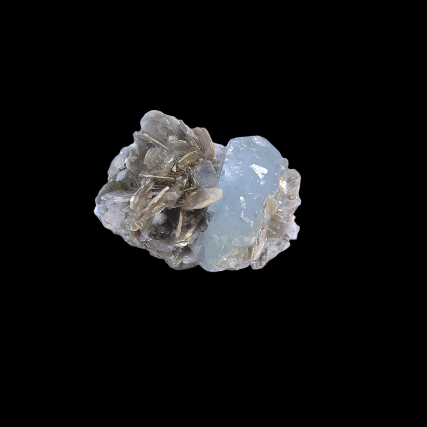 Pakistan Aquamarine Matrix Specimen - Shigar & Nagar Valley -Premium Natural Crystal - 5280 Crystals