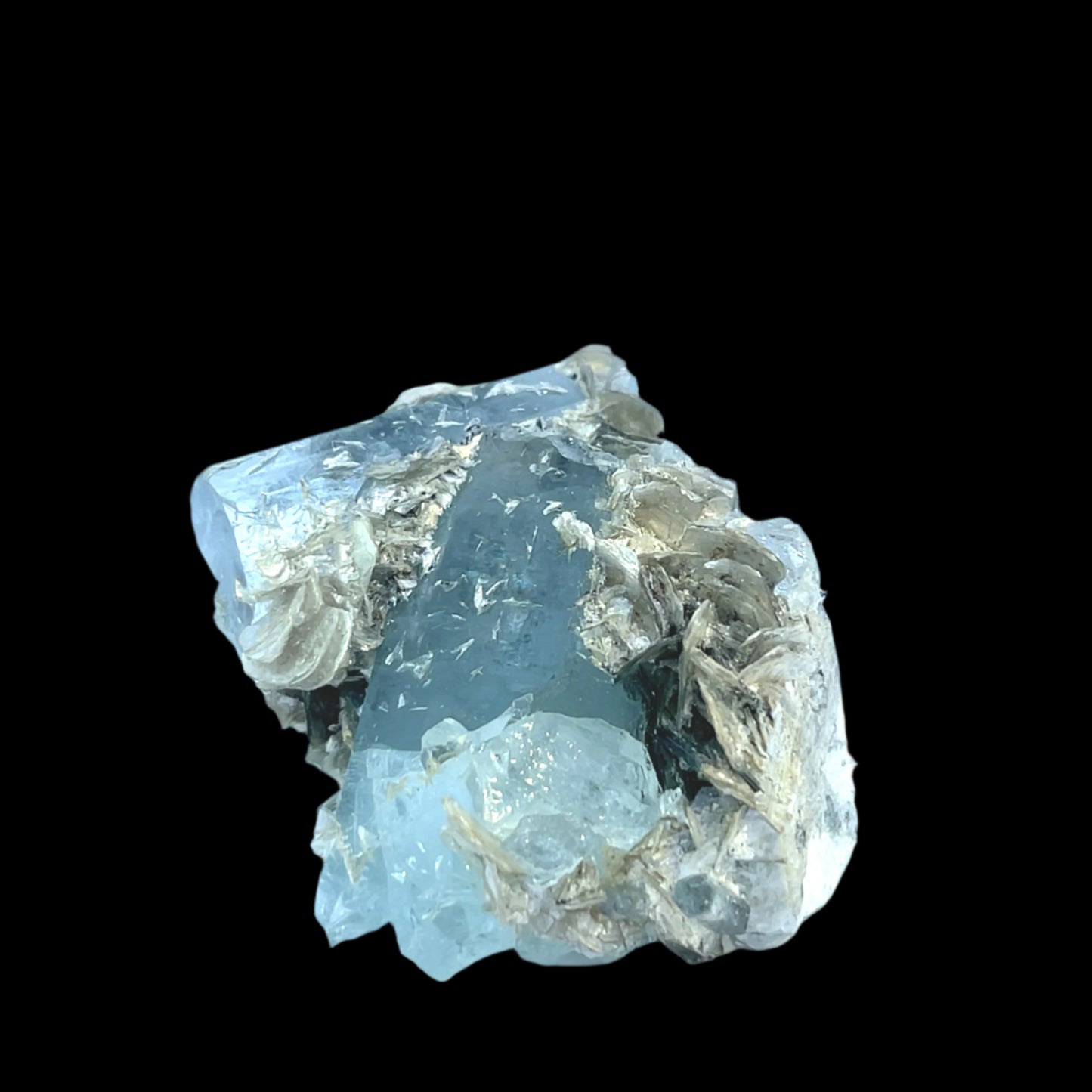 Pakistan Aquamarine Matrix Specimen - Shigar & Nagar Valley -Premium Natural Crystal - 5280 Crystals