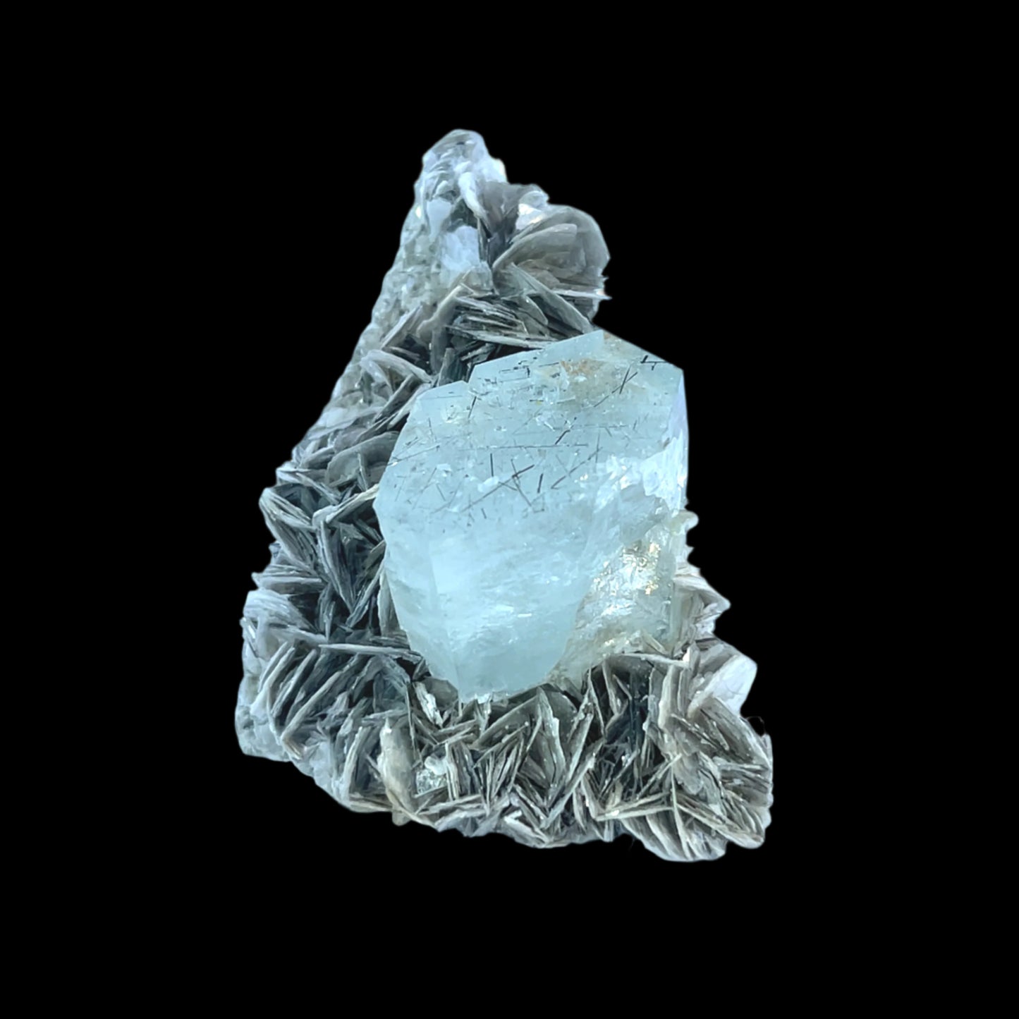 Pakistan Aquamarine Matrix Specimen - Shigar & Nagar Valley -Premium Natural Crystal - 5280 Crystals