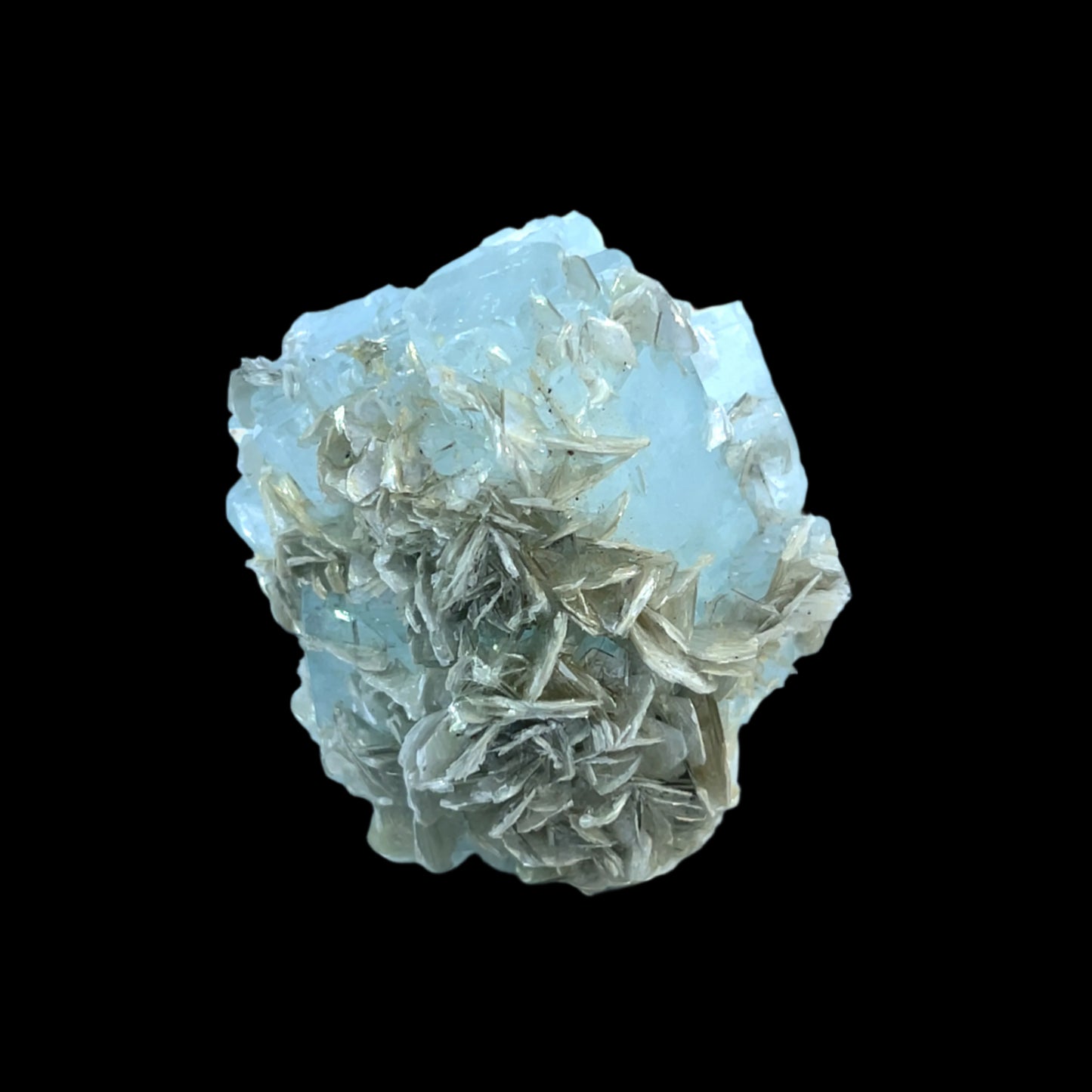 Pakistan Aquamarine Matrix Specimen - Shigar & Nagar Valley -Premium Natural Crystal - 5280 Crystals