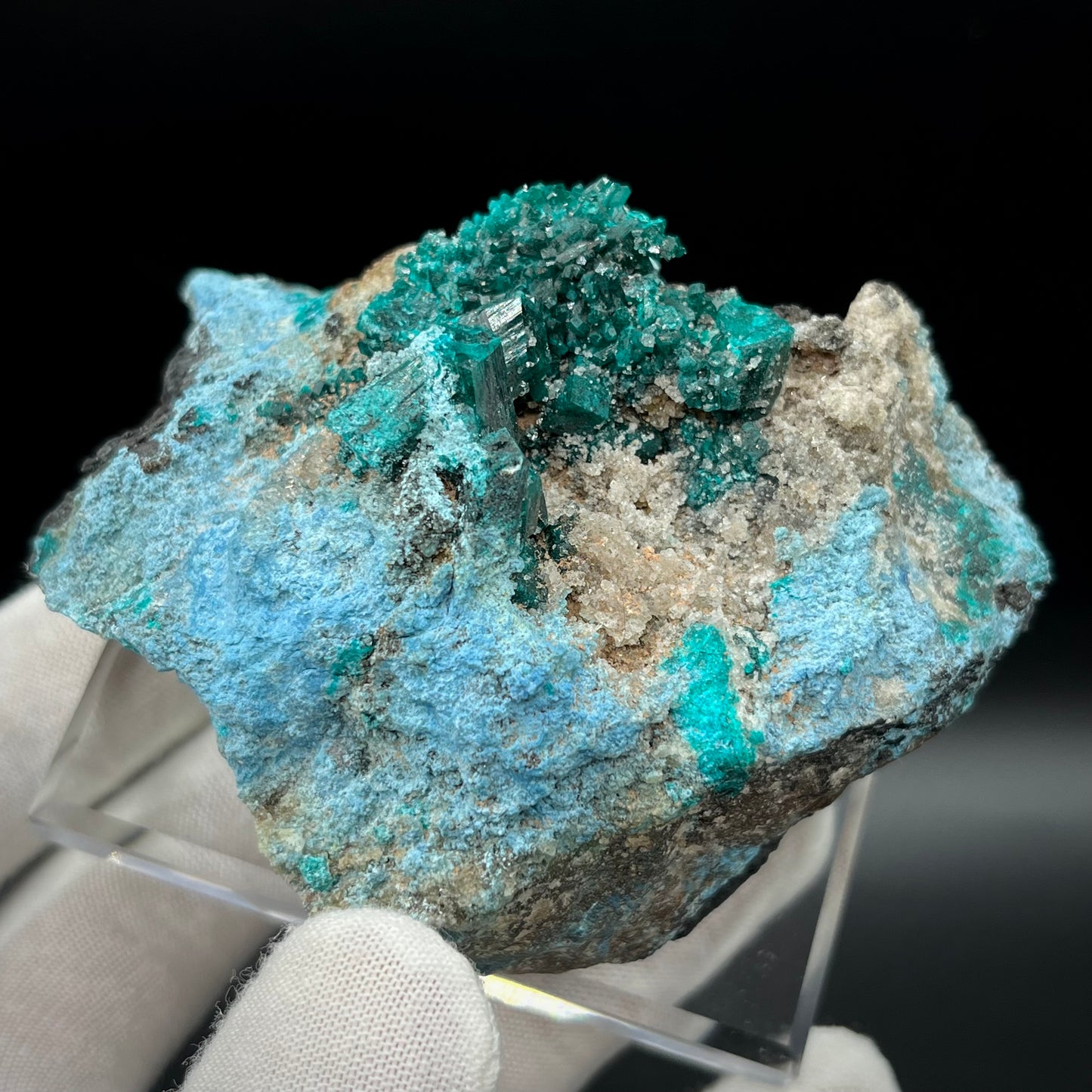 Natural Namibian Dioptase Crystal - Collector-Grade Specimen