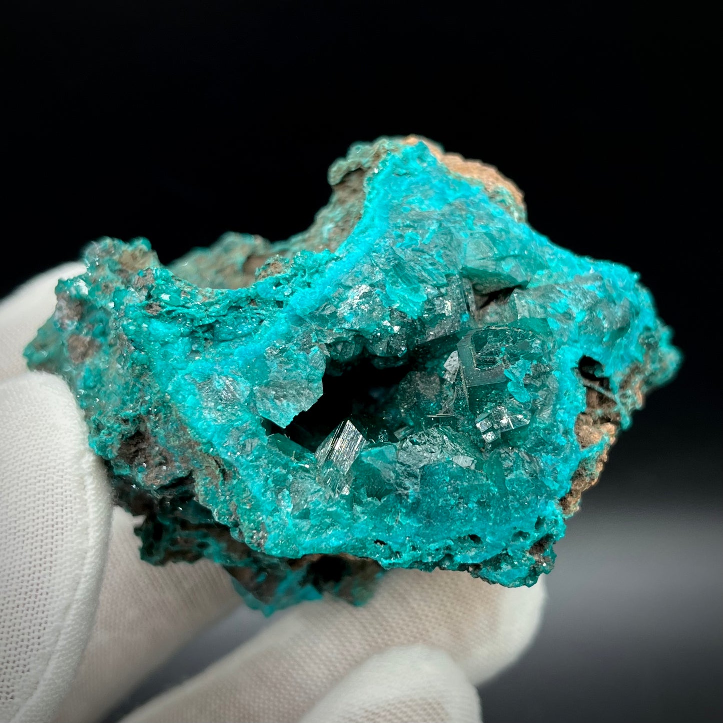 Natural Namibian Dioptase Crystal - Collector-Grade Specimen