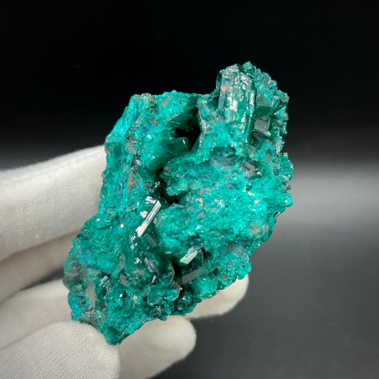 Natural Namibian Dioptase Crystal - Collector-Grade Specimen