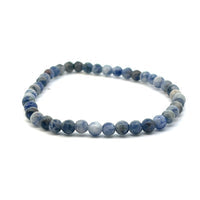 BLUE SPOT JASPER 4mm