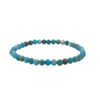 BLUE APATITE BRACELET 4mm