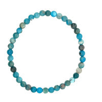 BLUE APATITE BRACELET 4mm