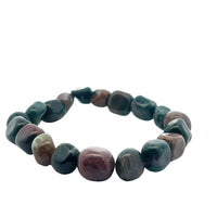 BLOODSTONE TUMBLED STONE BRACELET