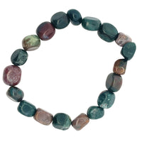 BLOODSTONE TUMBLED STONE BRACELET