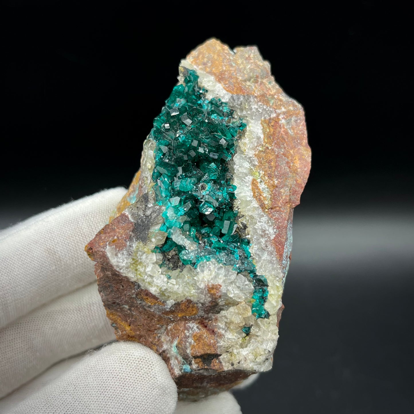 Natural Namibian Dioptase Crystal - Collector-Grade Specimen