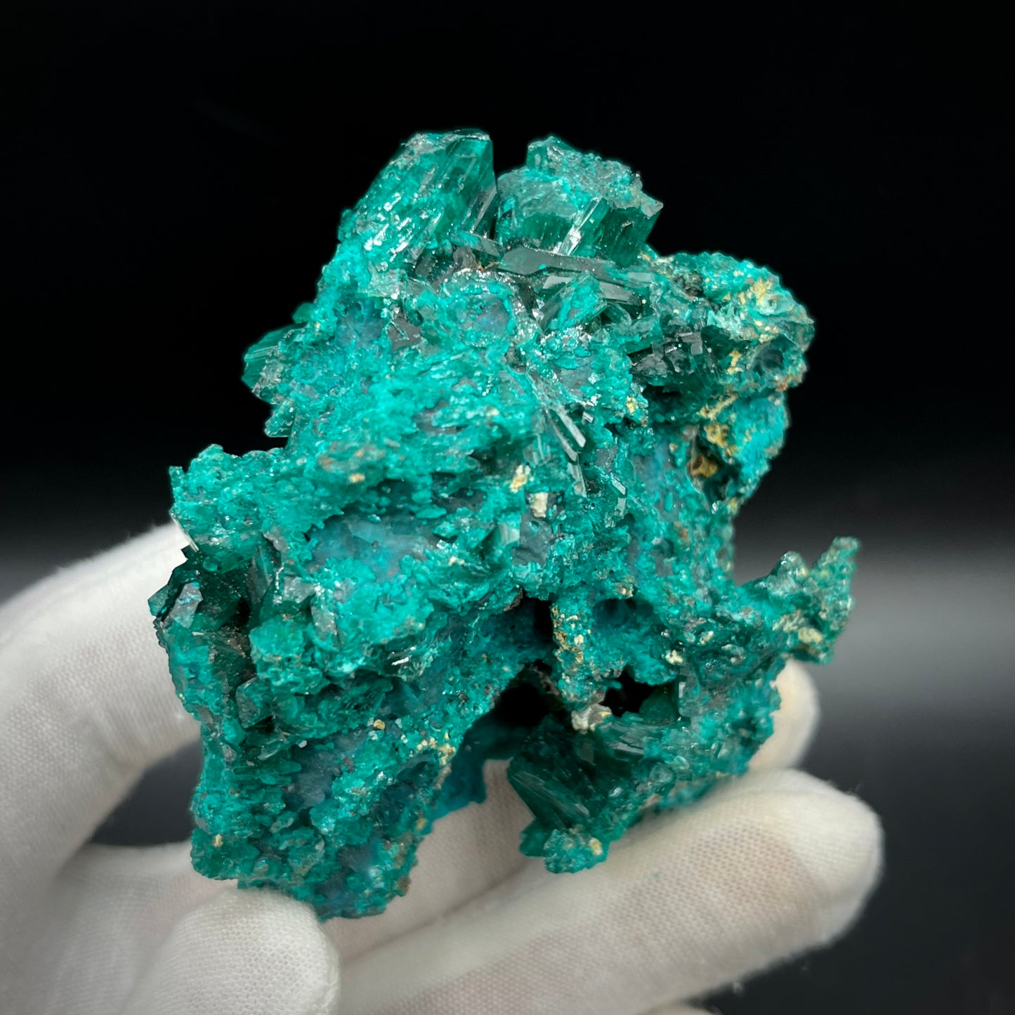 Natural Namibian Dioptase Crystal - Collector-Grade Specimen