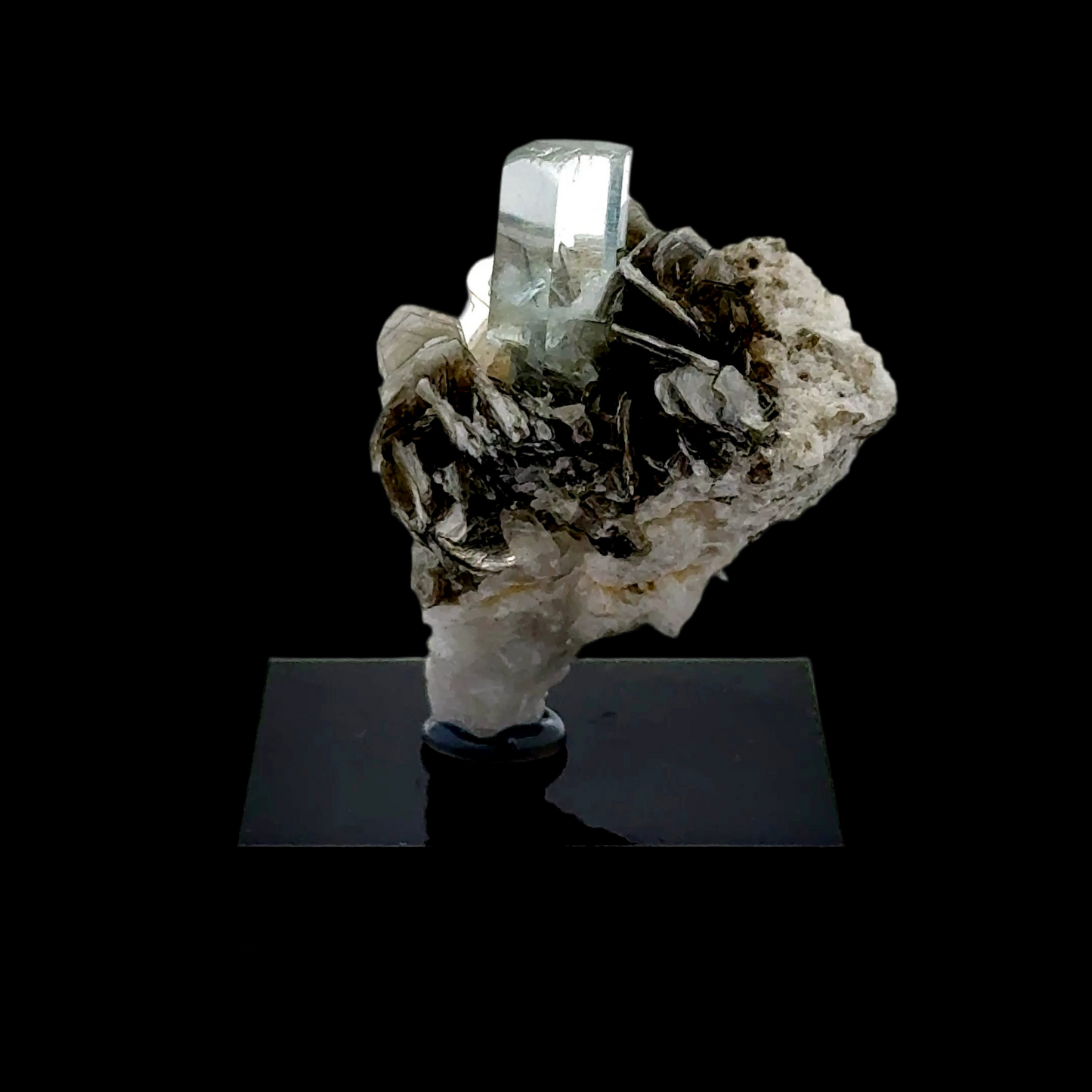Pakistan Aquamarine Matrix Specimen - Shigar & Nagar Valley -Premium Natural Crystal - 5280 Crystals