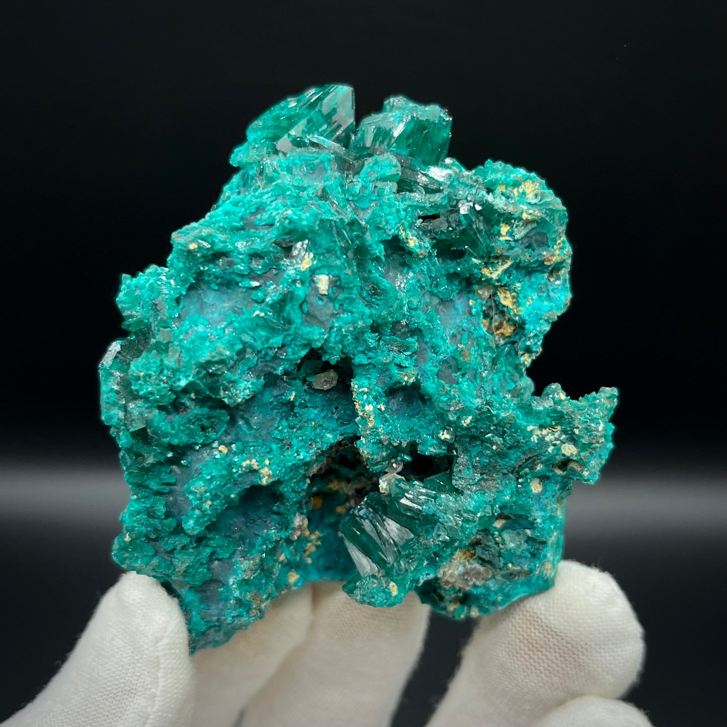 Natural Namibian Dioptase Crystal - Collector-Grade Specimen