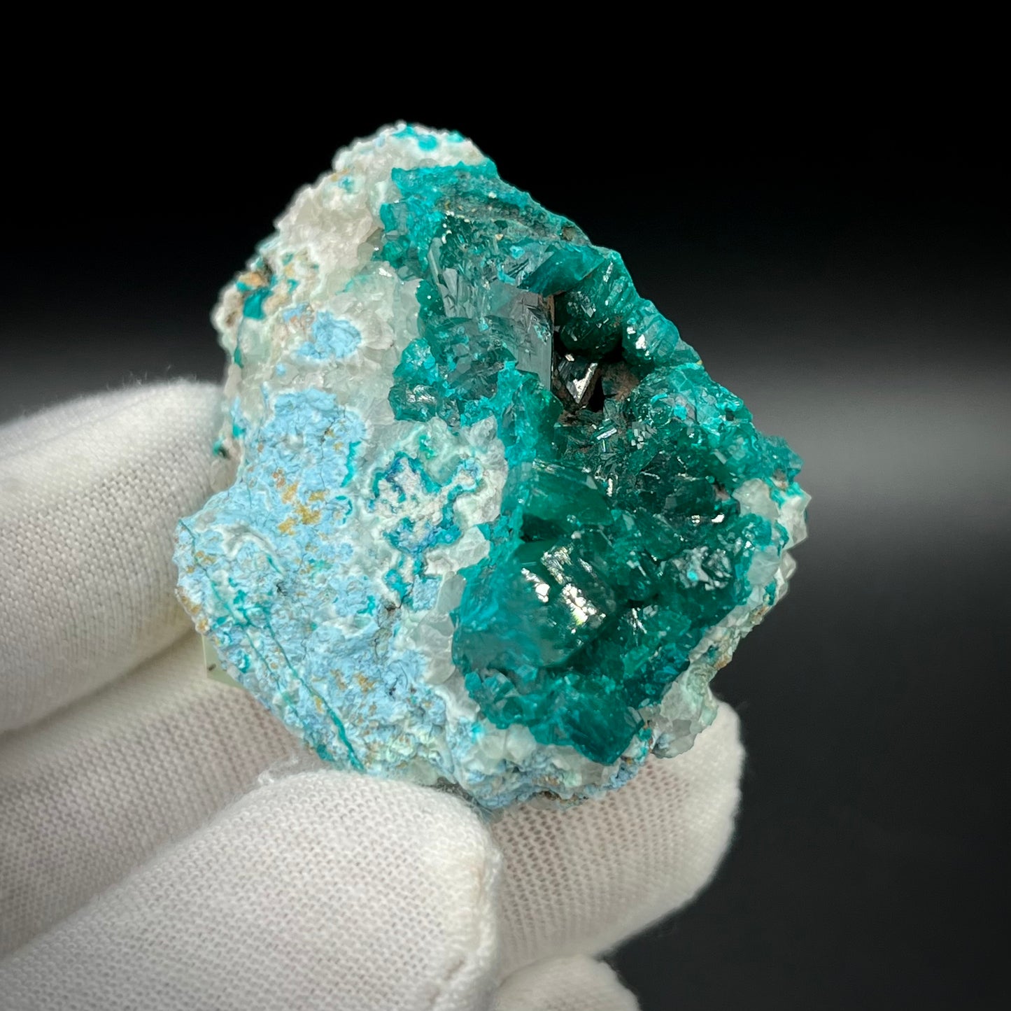 Natural Namibian Dioptase Crystal - Collector-Grade Specimen