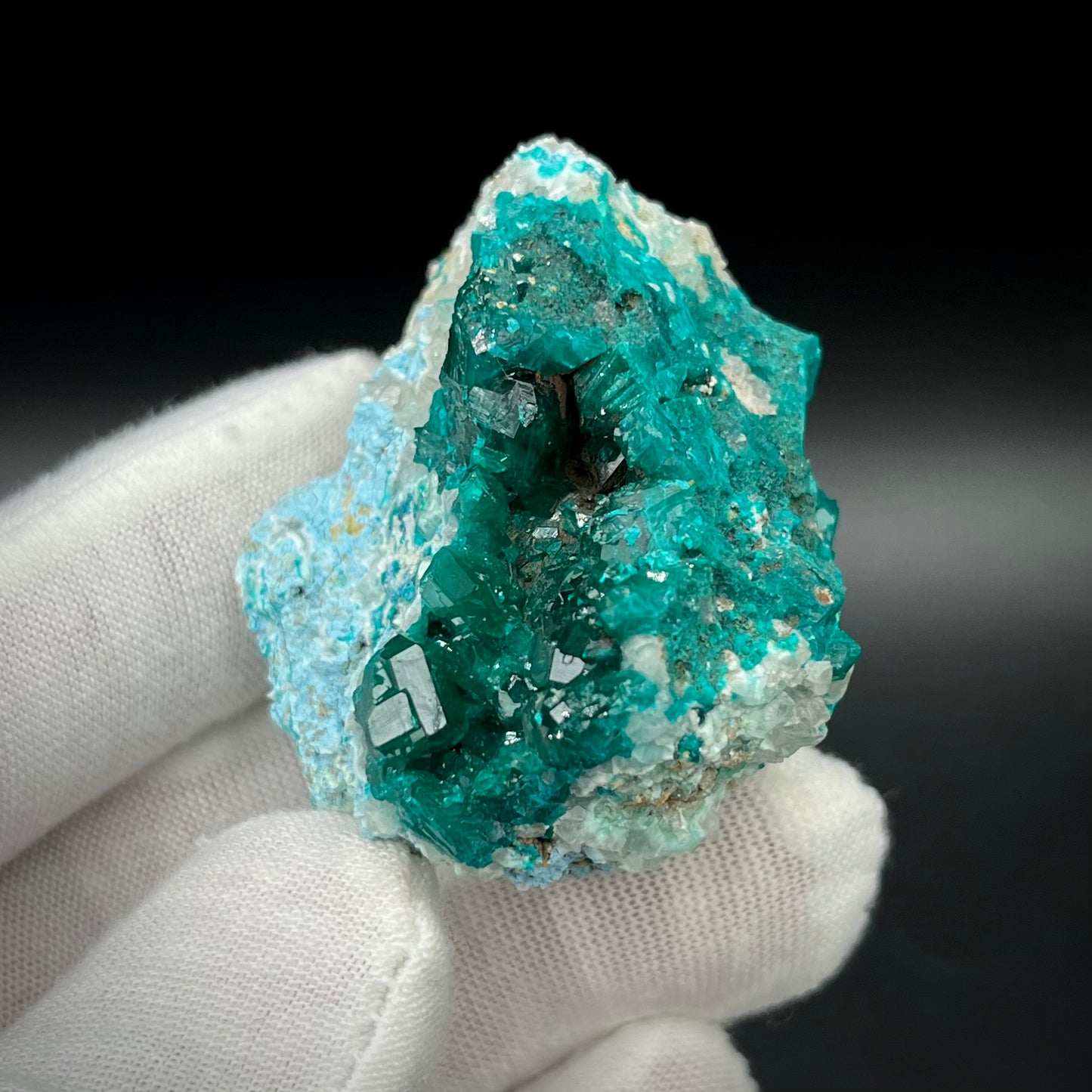 Natural Namibian Dioptase Crystal - Collector-Grade Specimen