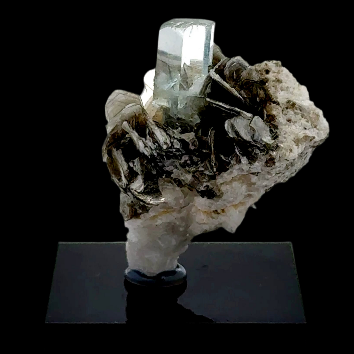 Pakistan Aquamarine Matrix Specimen - Shigar & Nagar Valley -Premium Natural Crystal - 5280 Crystals