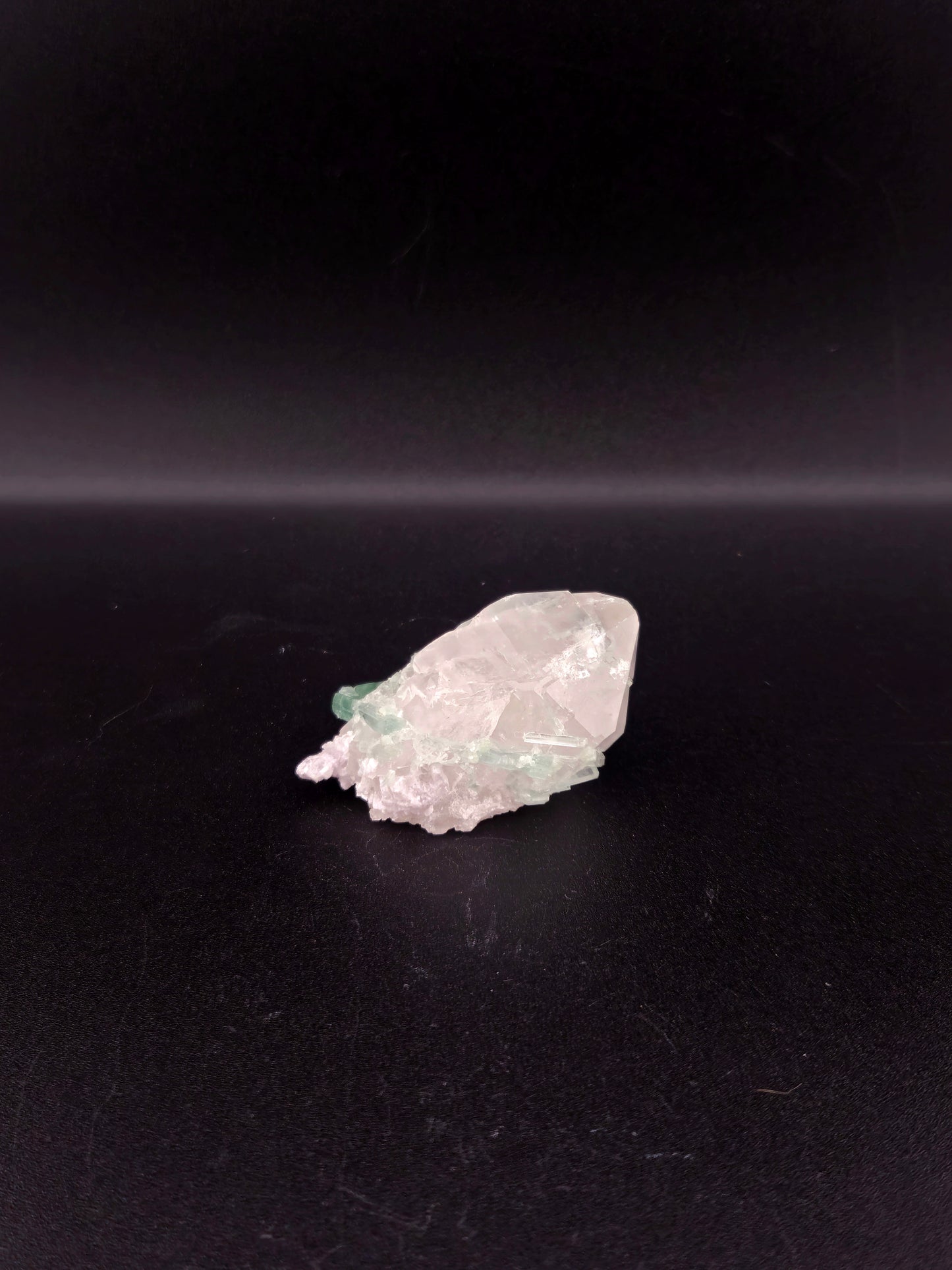 Quartz with Indicolite Tourmaline โ Blue Tourmaline in Quartz Energy Stone