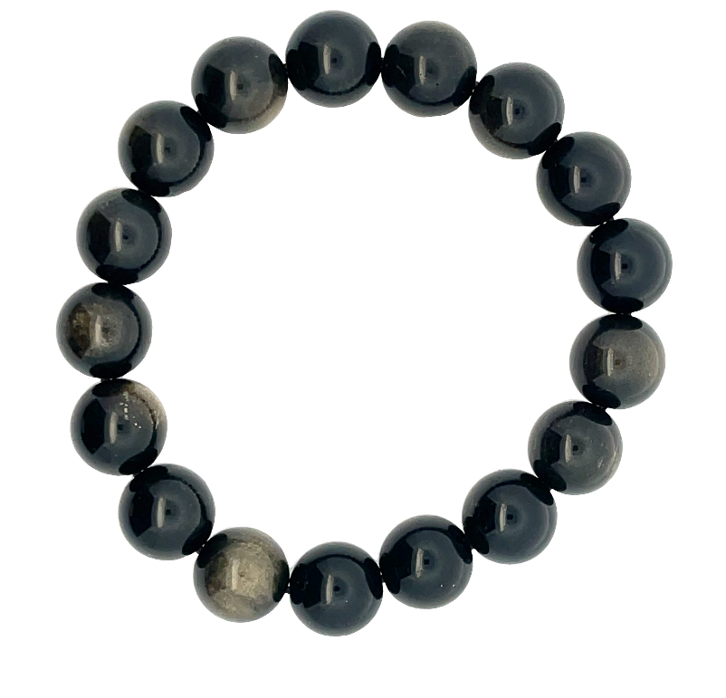 Goldsheen Obsidian 12mm