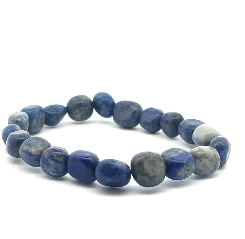Lapis Lazuli Tumbled Stone Bracelet