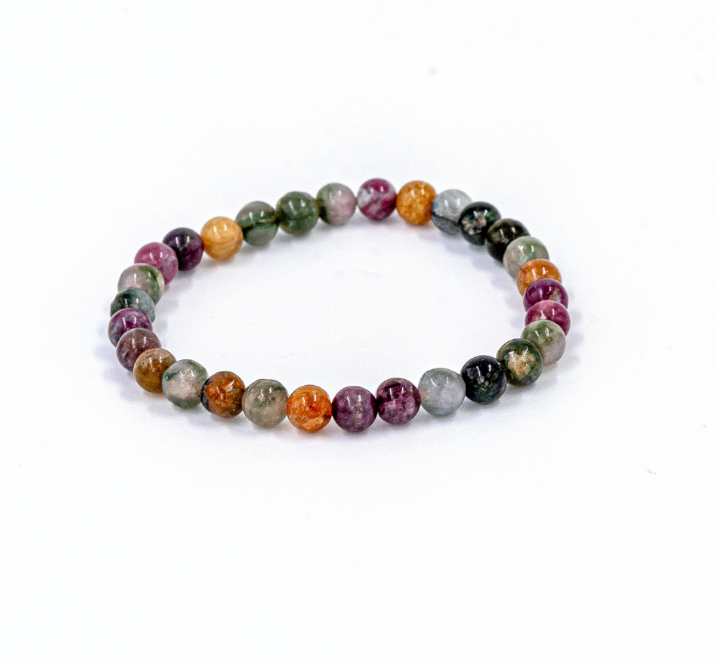Mixed Rainbow Tourmaline 8mm Bracelet