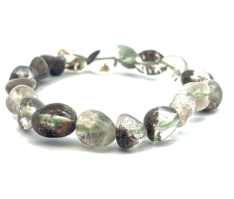 Shaman Quartz Tumbled Stone Bracelet