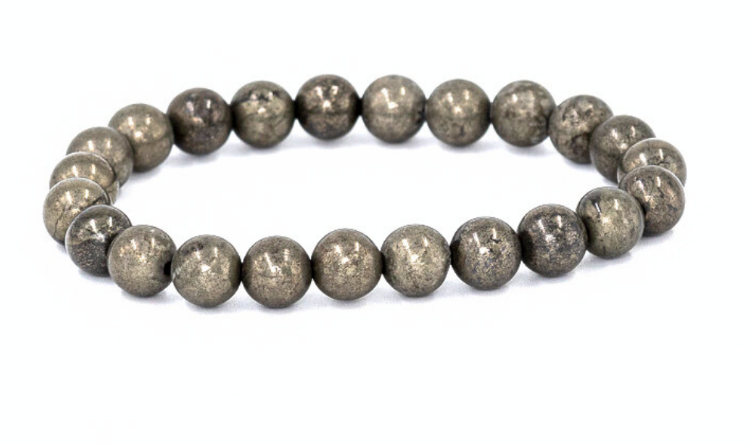 Pyrite 8mm Bracelet