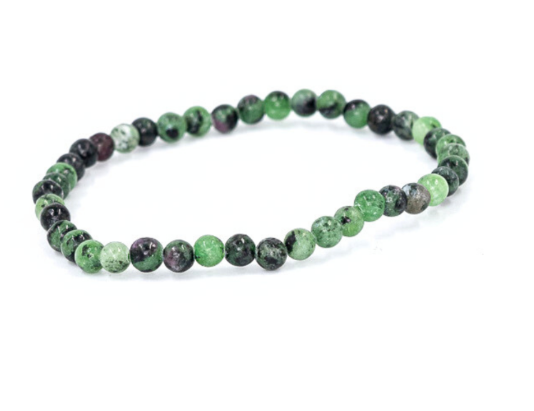 UV Ruby Zoisite 4mm Bracelet