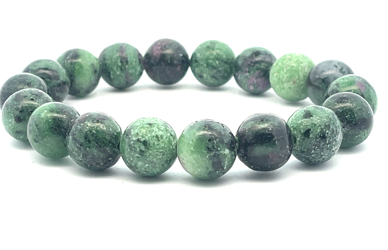 UV Ruby Zoisite 12mm Bracelet