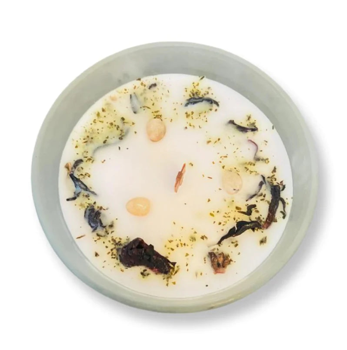 Boost Your Spirits - Sunstone Hibiscus Wood Wick Candle