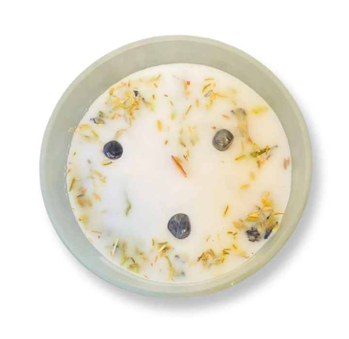 Anti-Stress Ylang Ylang - Blue Aventurine Wood Wick Candle