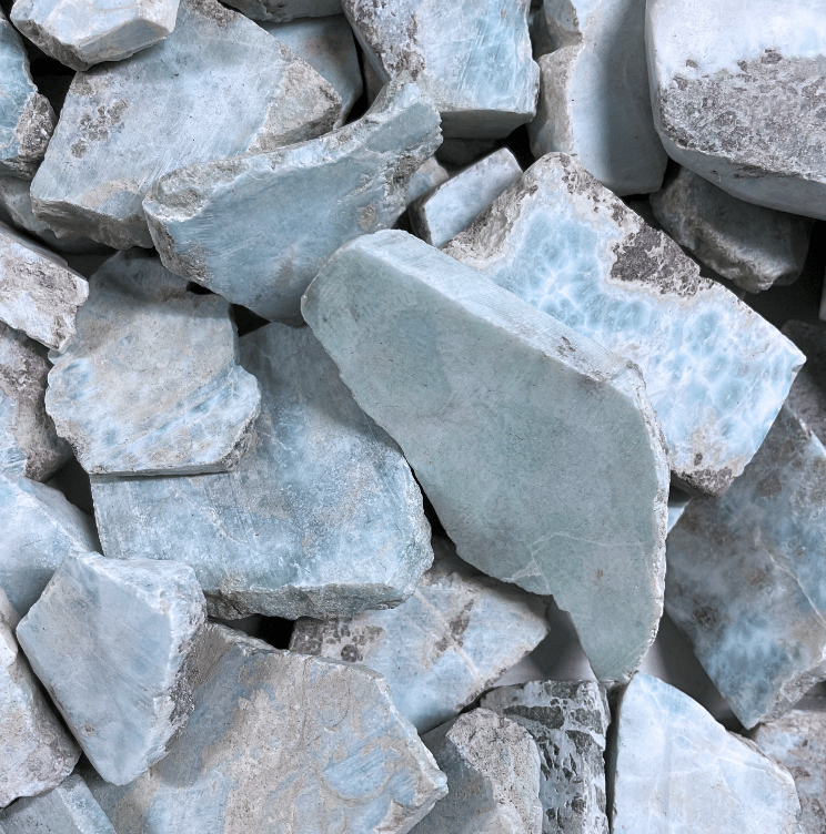 1kg Raw Larimar Slabs