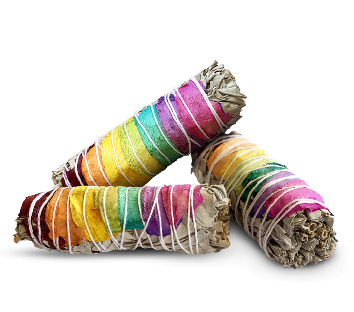 Chakra Sage Smudge Stick