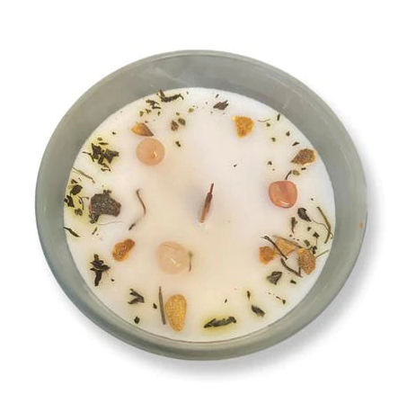 Uplifting - Orange Aventurine Wood Wick Candle