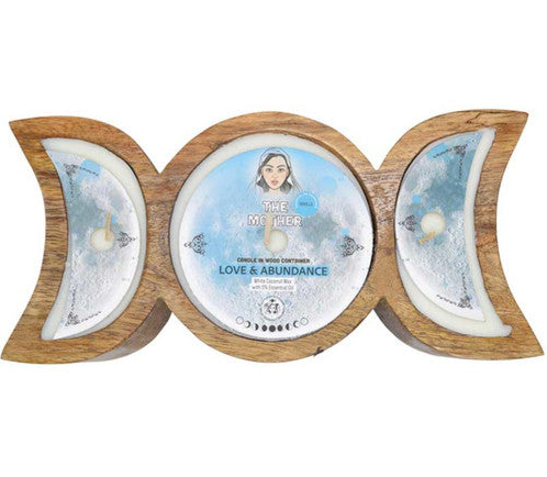 60Hr Mother Love & Abundance Triple Moon Candle