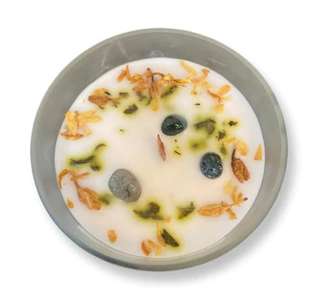 Emotional Balance - Moss Agate Jasmine Wood Wick Candle