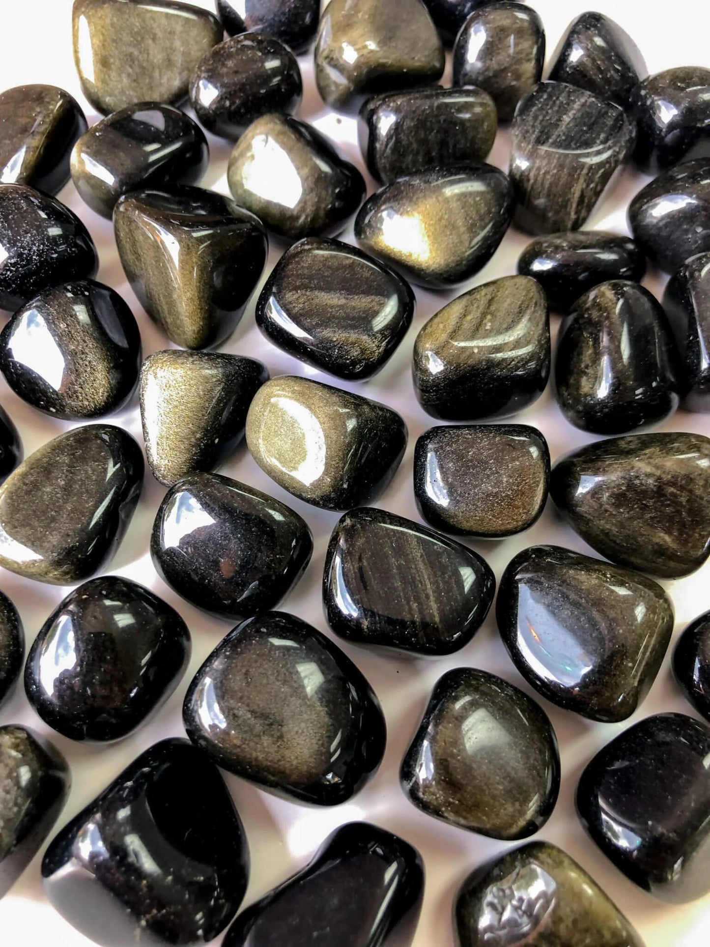 Goldsheen Obsidian Tumble