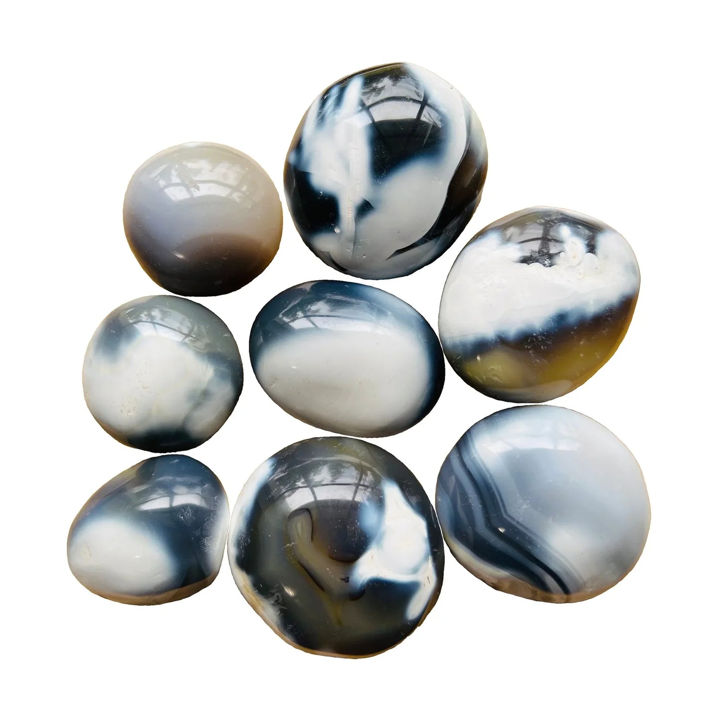 Orca Agate Tumble