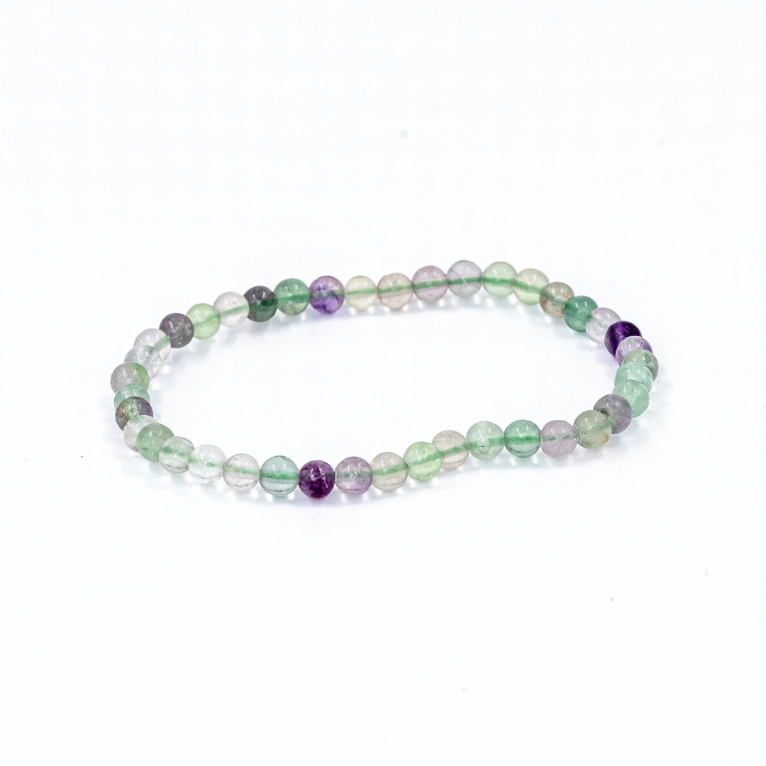 Rainbow Fluorite 4mm
