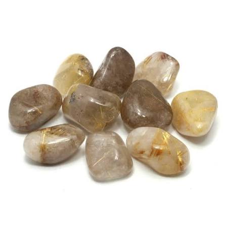 Rutilated Quartz Tumble