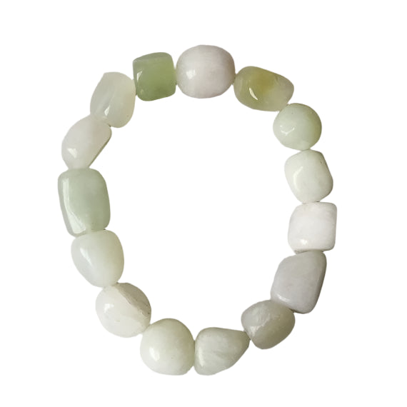 Serpentine Tumbled Stone Bracelet