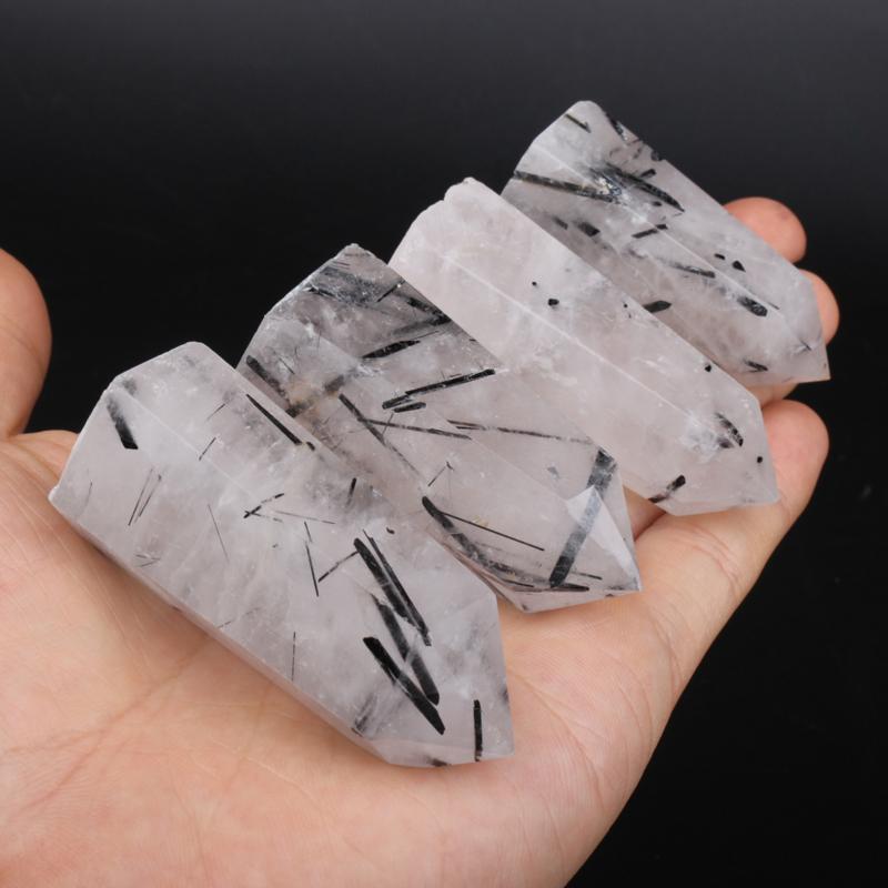 Black Tourmaline Quartz Towers